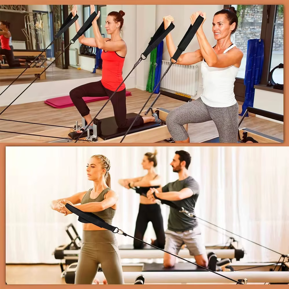 Sangles de Pilates à double boucle avec anneaux