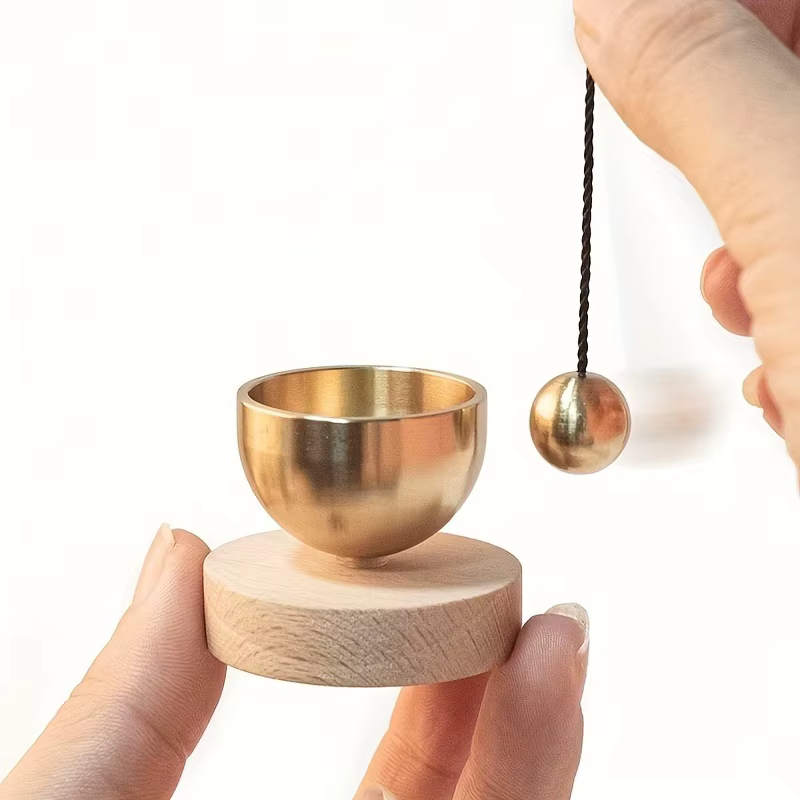 Mini ensemble de bols chantants – Bol sonore de méditation avec des tons clairs et agréables