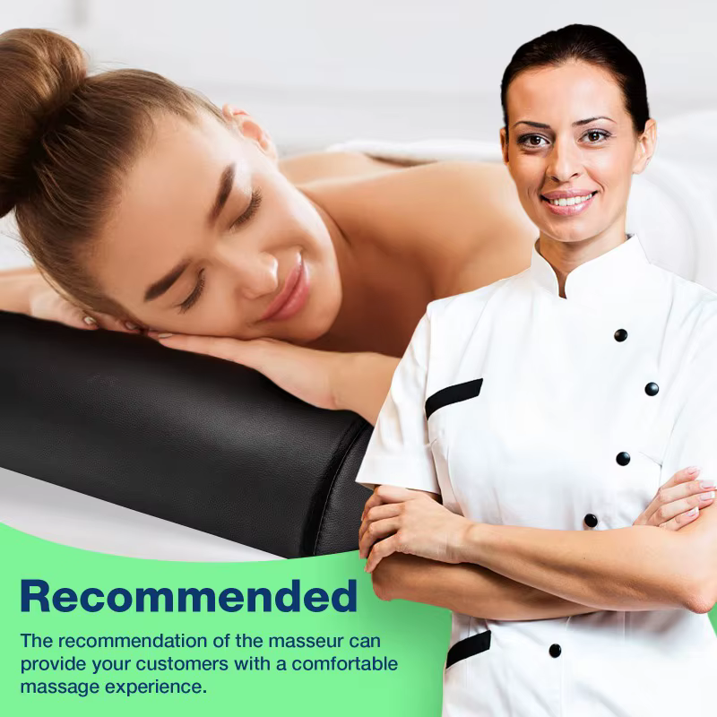 Coussin de soutien semi-circulaire pour table de massage avec poignées