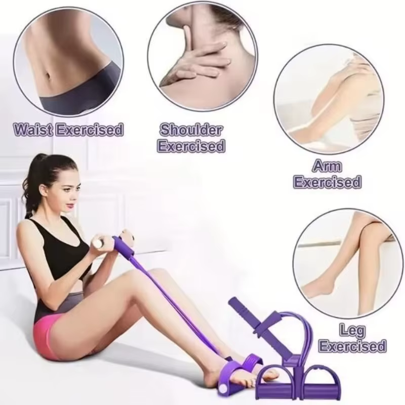 Bande d'exercice de Yoga à 6 tubes