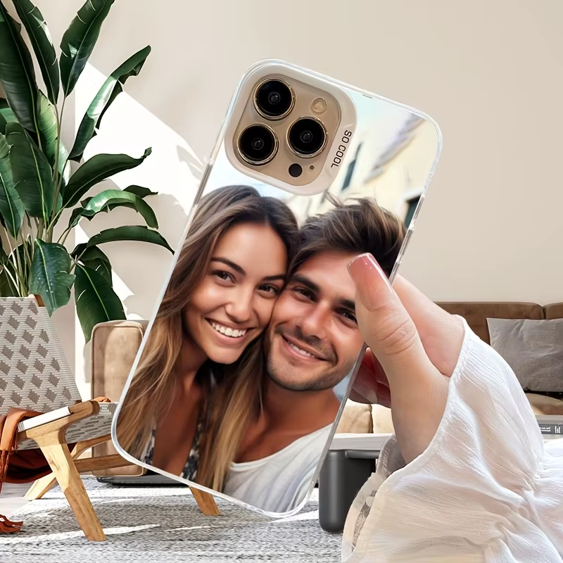 Coque arrière antichoc IMD personnalisée, design photo, pour iPhone 16 15 14 13 12 11Pro Max Mini SE 2020 2022 XS XR 7 8 Plus