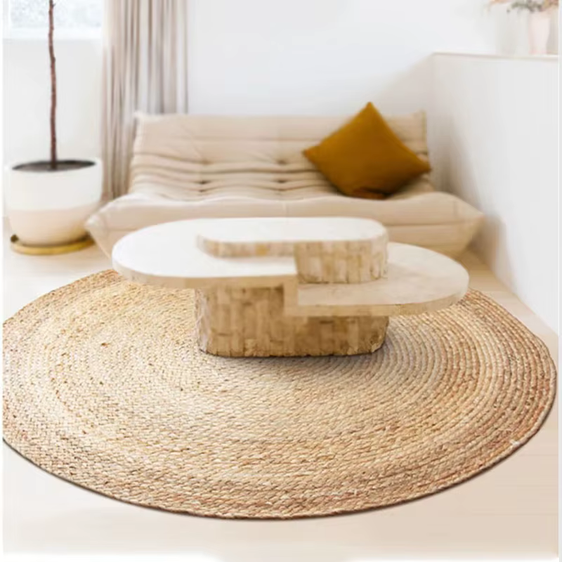 Tapis ronds tissés 100%