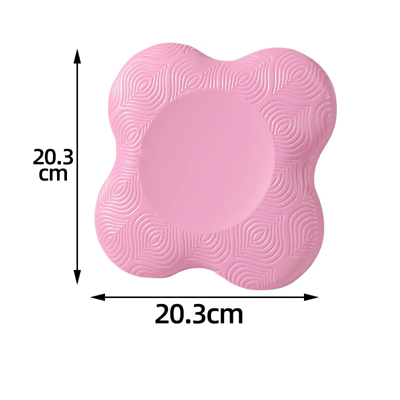 Genouillère de Pilates, 2 pièces, protection du poignet et des mains, tapis de Yoga antidérapant, couleur unie, mousse TPE souple, Support plat, accessoires de Fitness