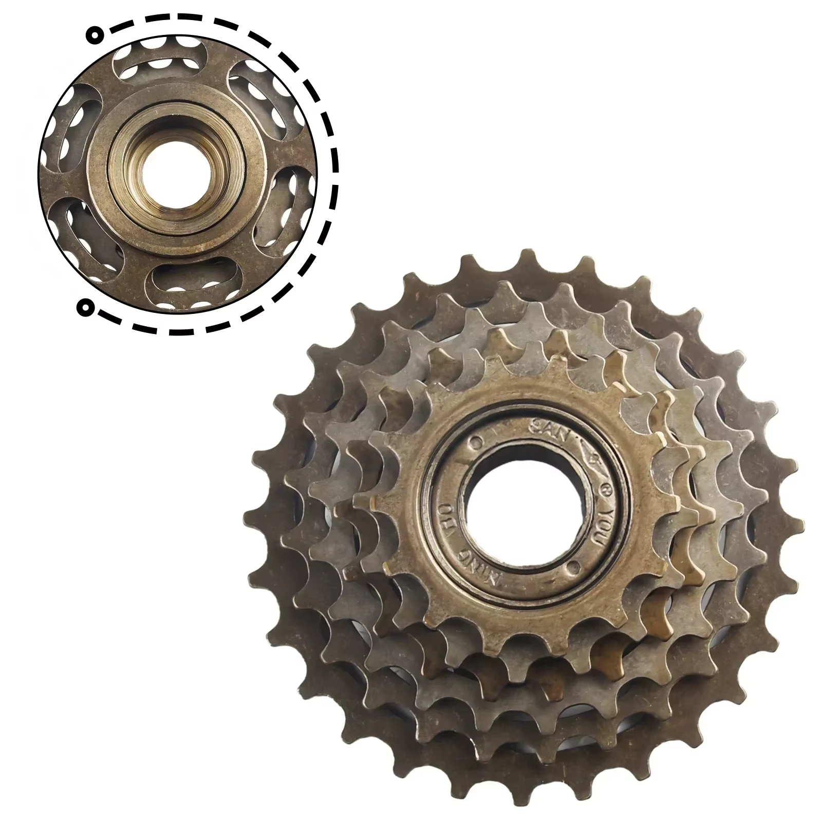 Pignon de vélo 6/7/8 vitesses 13/14-28T, vis sur roue libre pour Shimano, accessoires de cyclisme, roue libre