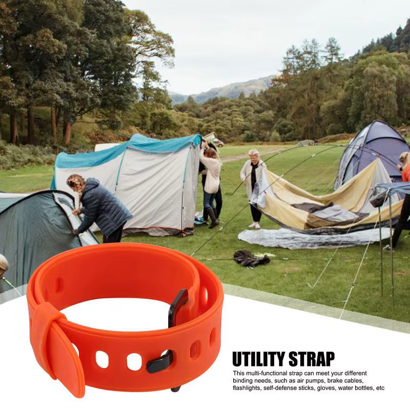 Sangle utilitaire avec clip, sangles de chargement en caoutchouc de sécurité, embrayage industriel, tension compacte, haute résistance, partenaires industriels
