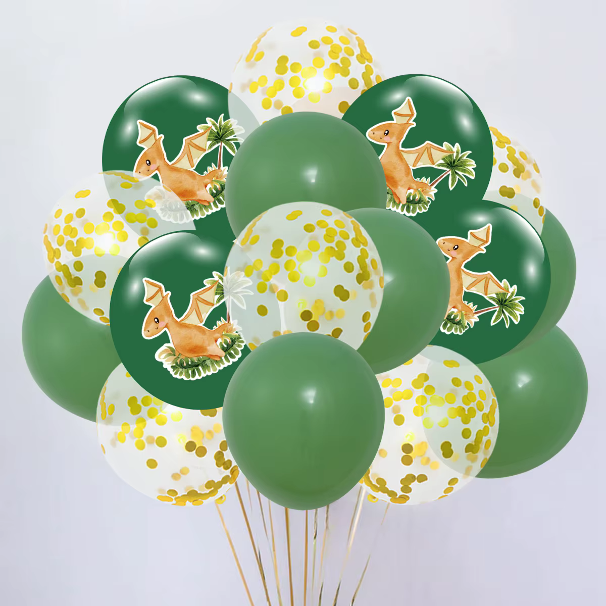 Ballons dinosaures décorations de fête joyeux anniversaire enfants garçon bébé douche ballons dinosaures Jungle Safari anniversaire Balon fournitures