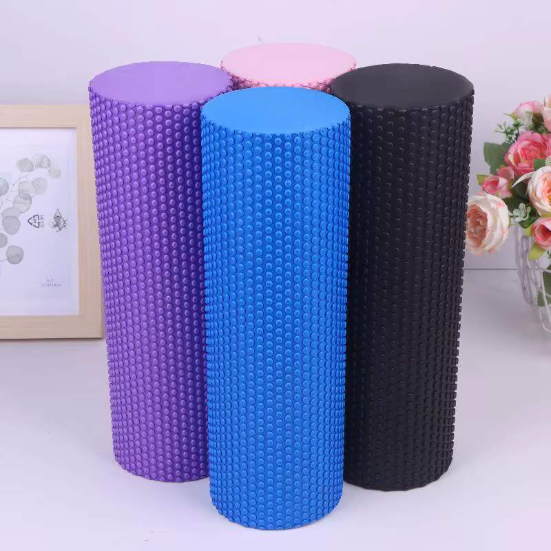 Nouveau rouleau de yoga rond en mousse EVA pour exercices de Pilates
