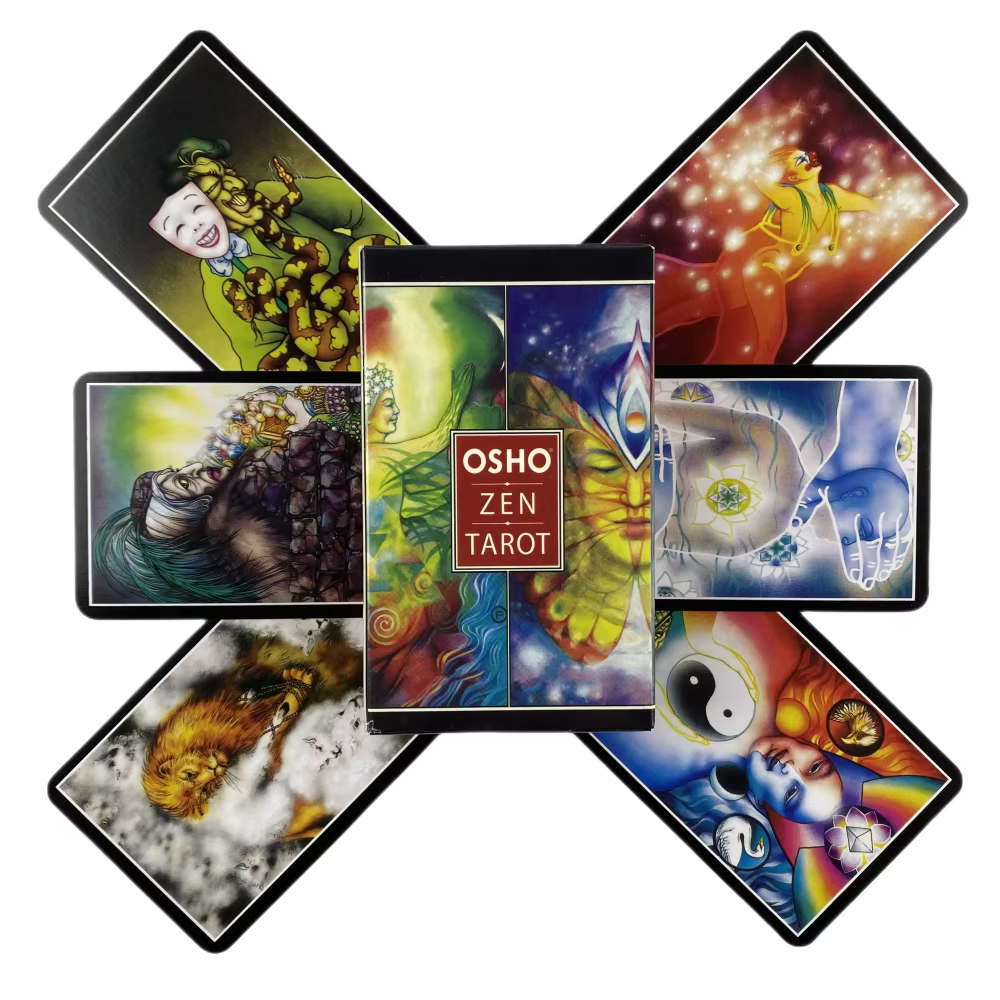Osho Zen Tarot Cards A 79 Deck Oracle English Visions Divination Edition Borad Jeux de Jeu
