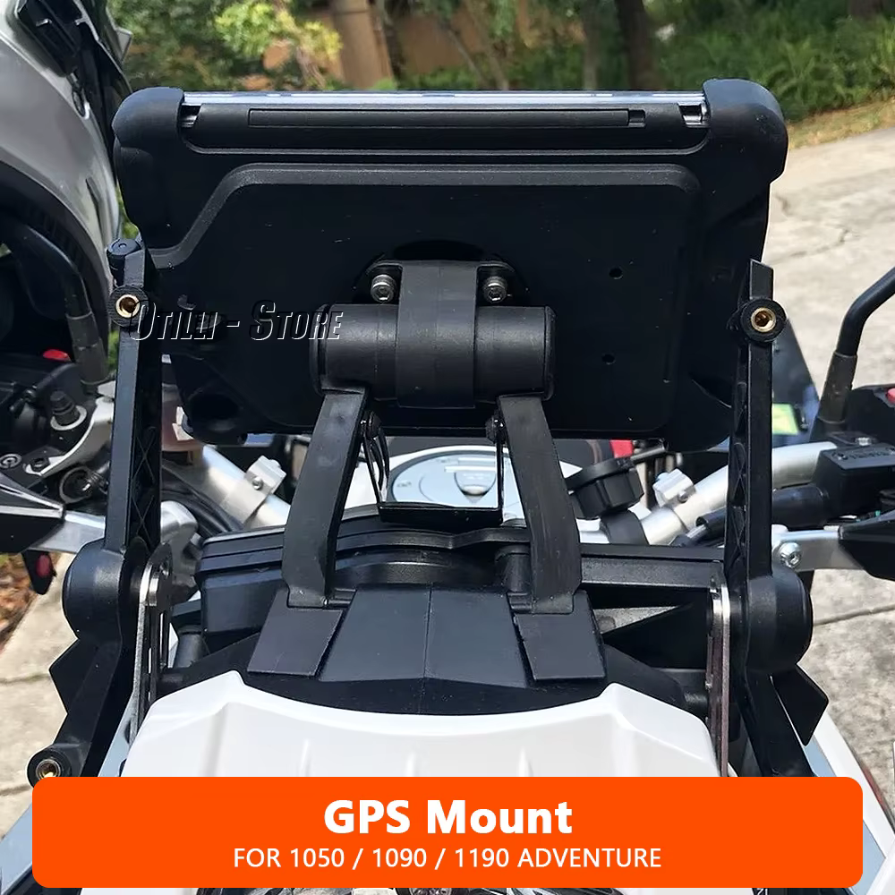 Support de téléphone portable noir, accessoire de moto adapté pour 1050 1090 1190 ADV Adventure R L, support de Navigation GPS
