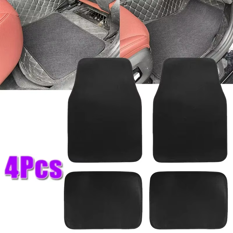 Tapis de sol de voiture, tapis de sol universels, tapis de lavage et d'entretien, tapis antidérapants et imperméables, tapis résistants à l'usure, tapis de protection de rechange
