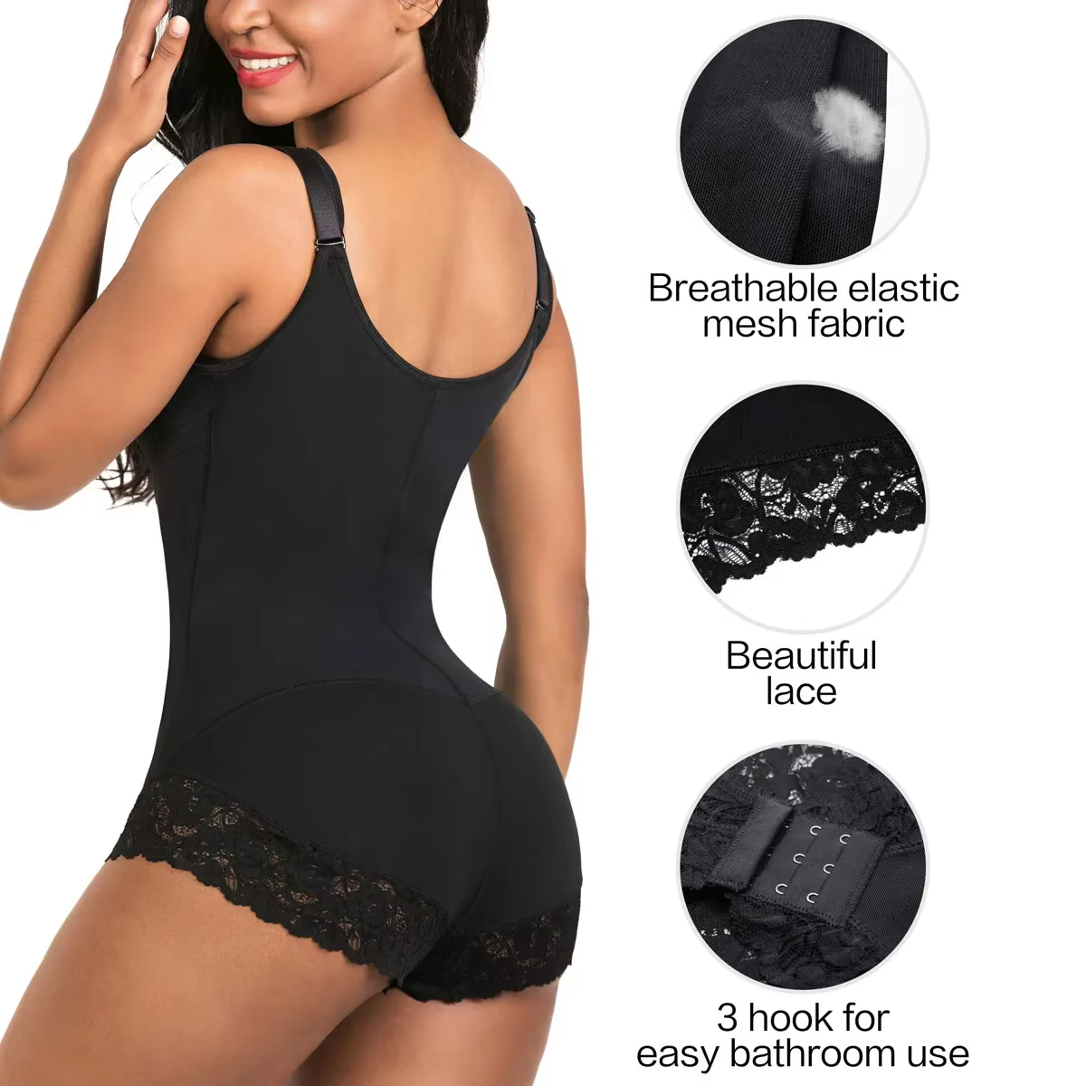 Shapewear colombien Abdomen femme réduisant et façonnant les ceintures pour les femmes taille formateur ventre plat