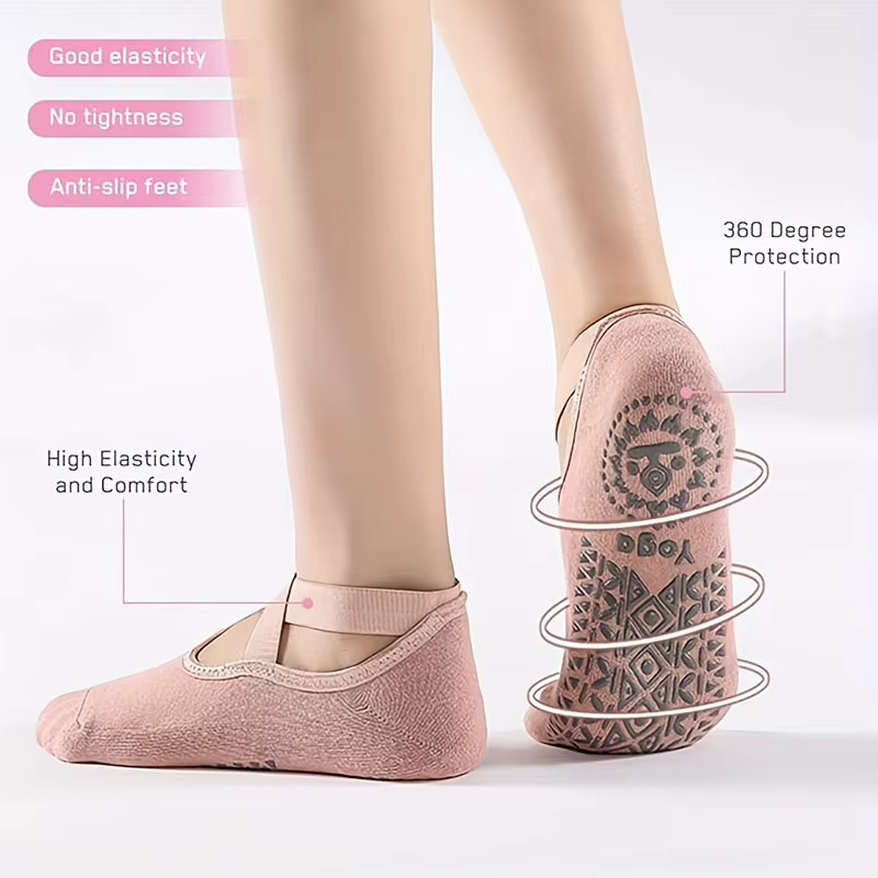 Chaussettes antidérapantes pour femmes