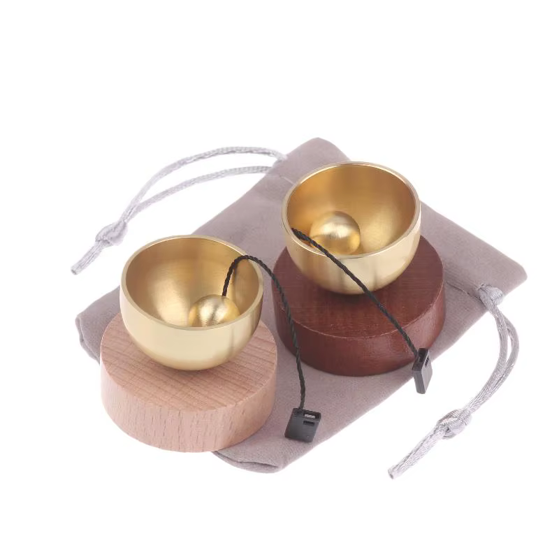 Mini ensemble de bols chantants portables