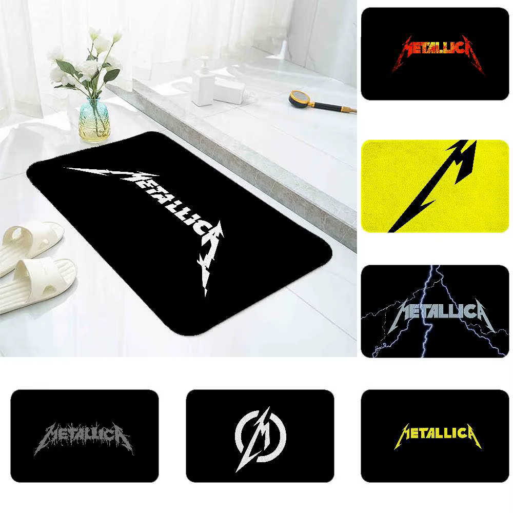 Musique Cool m-métalica tapis célèbre sur Internet pour salon canapé décor tapis moderne tapis de sol pour hommes chambre tapis de zone durables