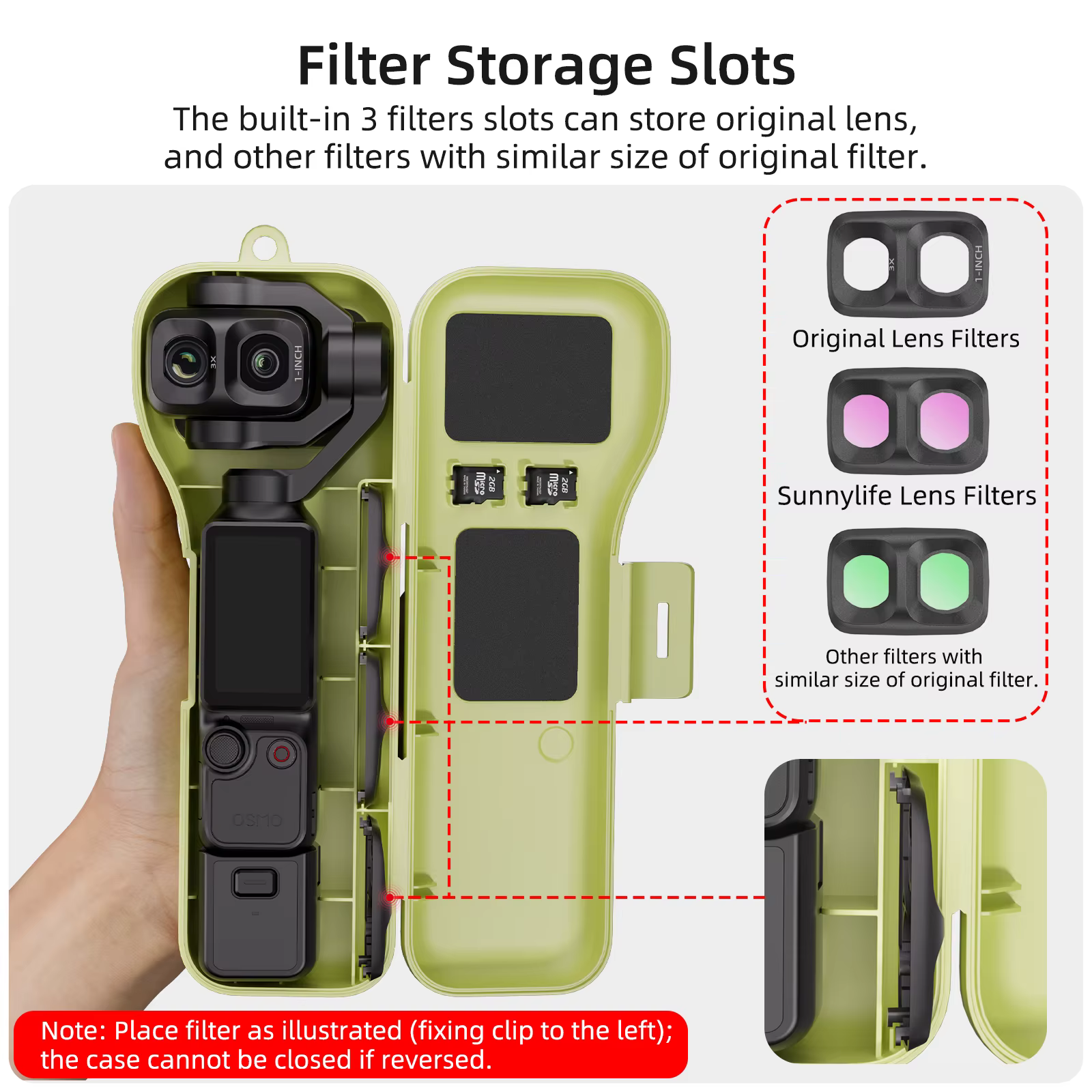 Étui de rangement portable Osmo Pocket 4P, coque de protection rigide, protection d'écran et de télécommande, accessoires Osmo Pocket 4P