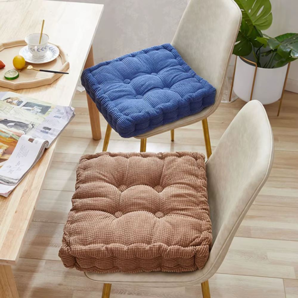 Coussin carré de méditation pour s'asseoir au sol