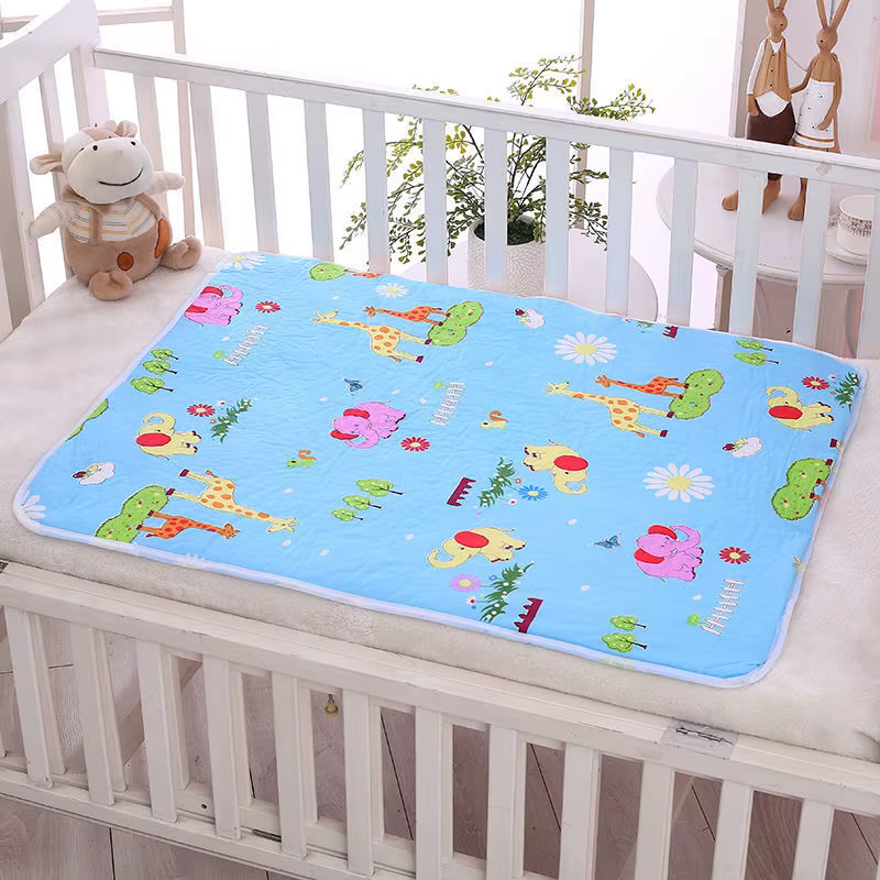 Matelas à langer imperméable et lavable pour bébé, tapis de protection anti-urine pour nouveau-nés et tout-petits, matelas à langer à motif de dessin animé