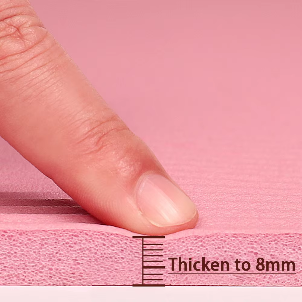 Tapis de yoga NBR antidérapant de 8 mm
