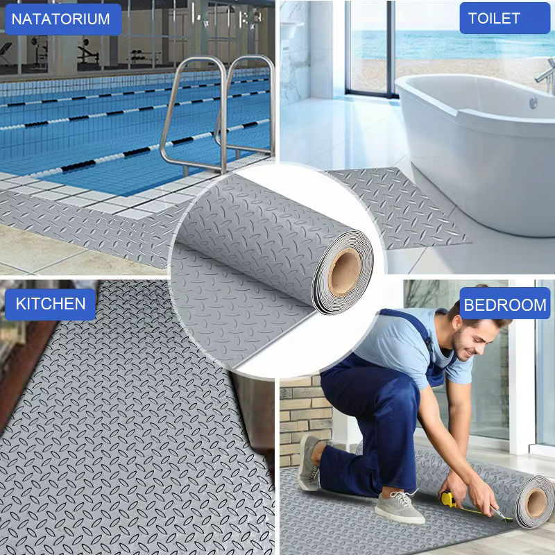 Tapis de sol en PVC, tapis de garage pour aide au stationnement, tapis de protection antidérapant pour entrée d'hôtel et d'usine