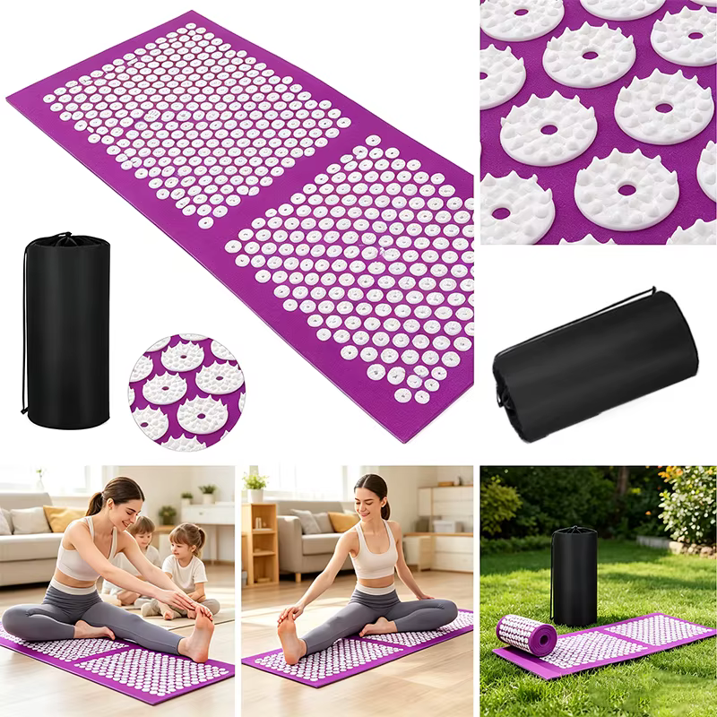Tapis de massage par acupression de grande taille