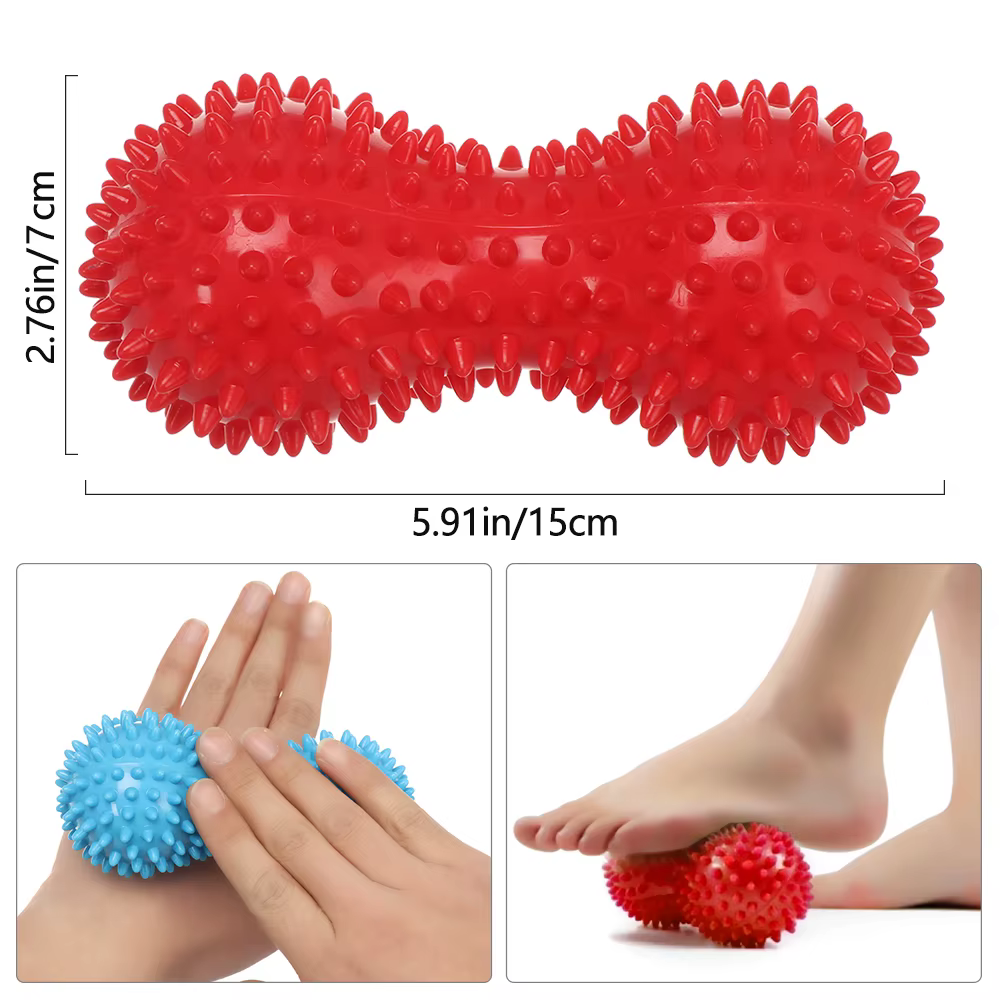 Fournitures de Yoga en PVC d'arachide avec épines