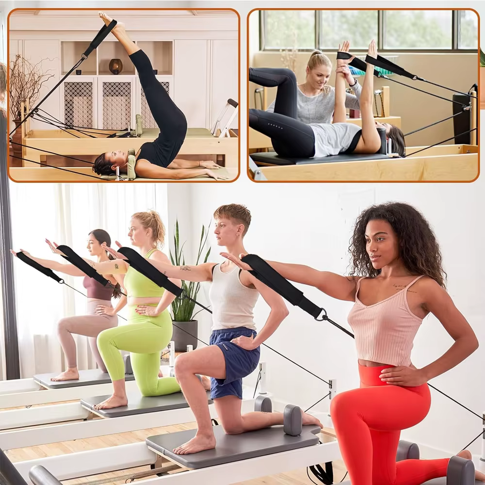 Sangles de Pilates à Double boucle avec anneaux