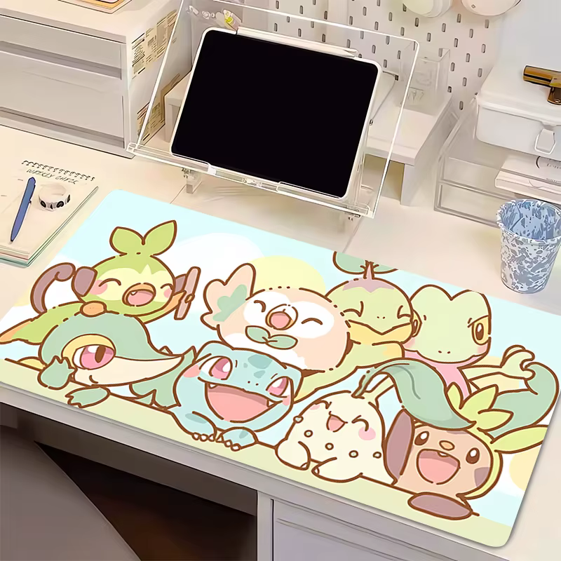 Tapis de souris pour jeu Pokemon, Mini tapis de clavier pour ordinateur portable, tapis de bureau rapide, accessoires de jeu pour joueurs d'e-sport