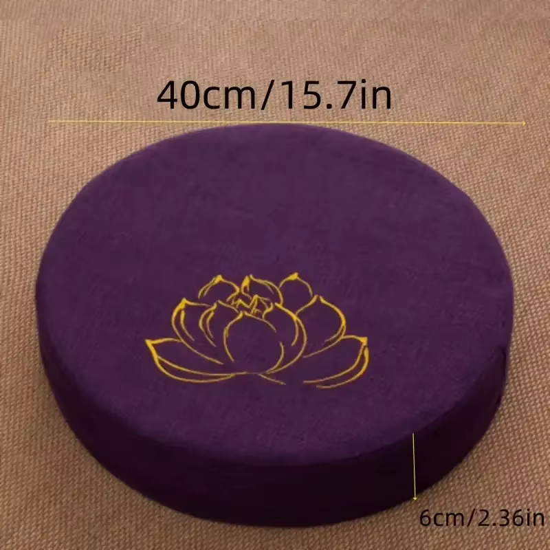Coussin de méditation en lin 40x6CM