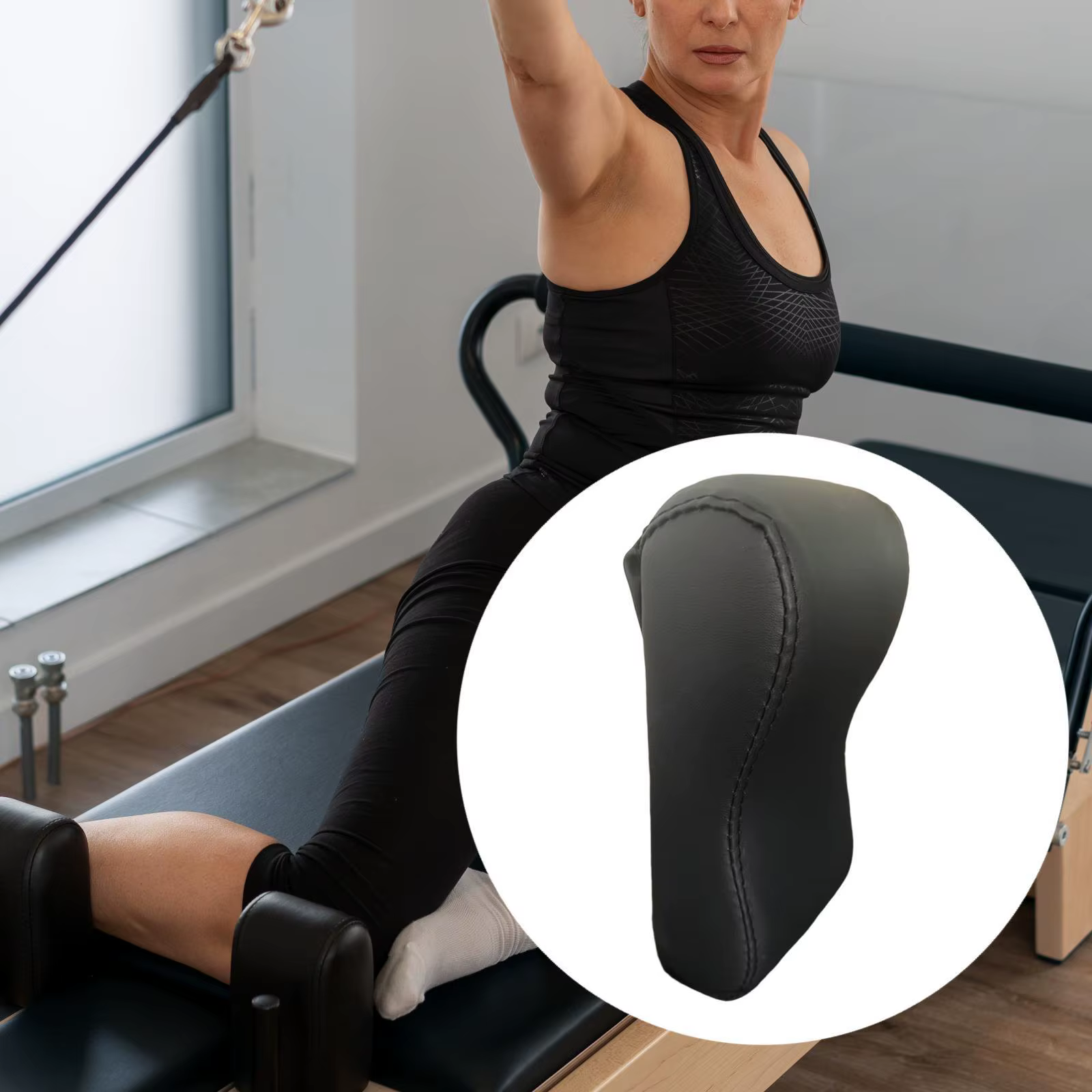 Oreiller de soutien de tête et de cou de réformateur de Pilates