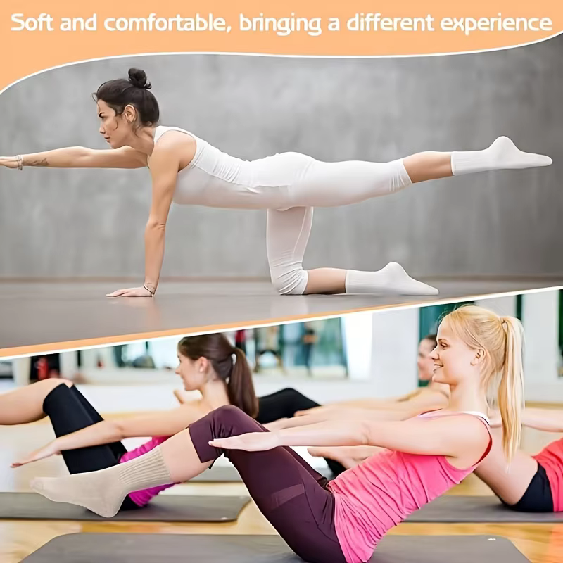 3 paires de chaussettes de Yoga pour femmes