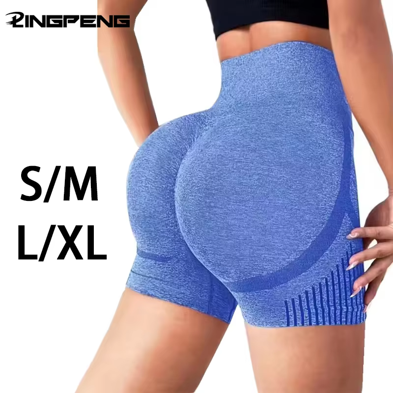 Femmes Yoga Shorts taille haute