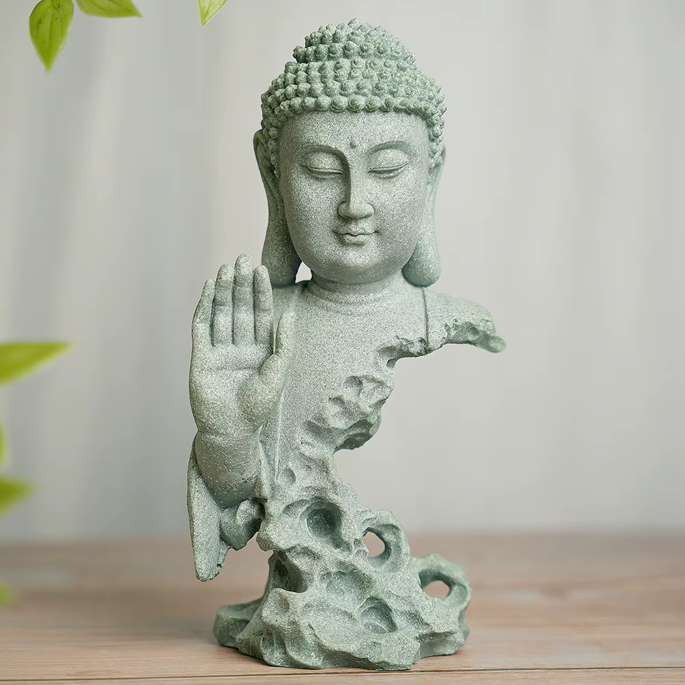 Statue de bouddha pour la méditation domestique