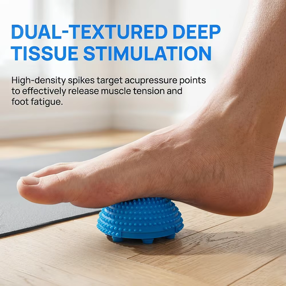 Balle de massage texturée Neuro Ball pour les pieds – Outil de libération myofasciale