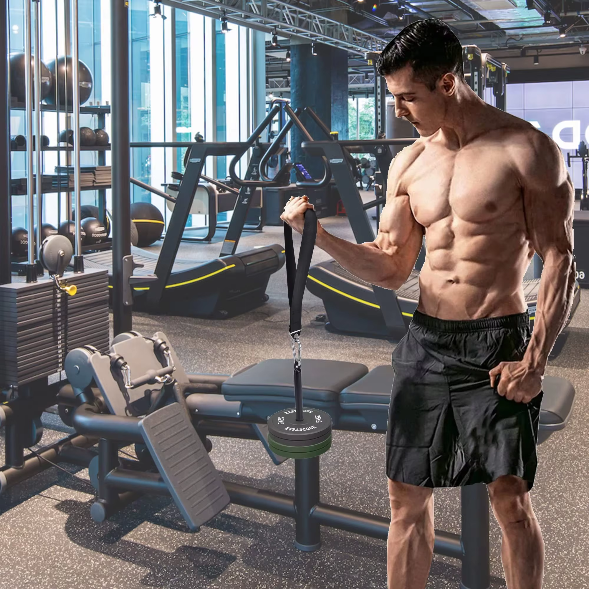 Sangle d'entraînement de lutte pour bras de Fitness