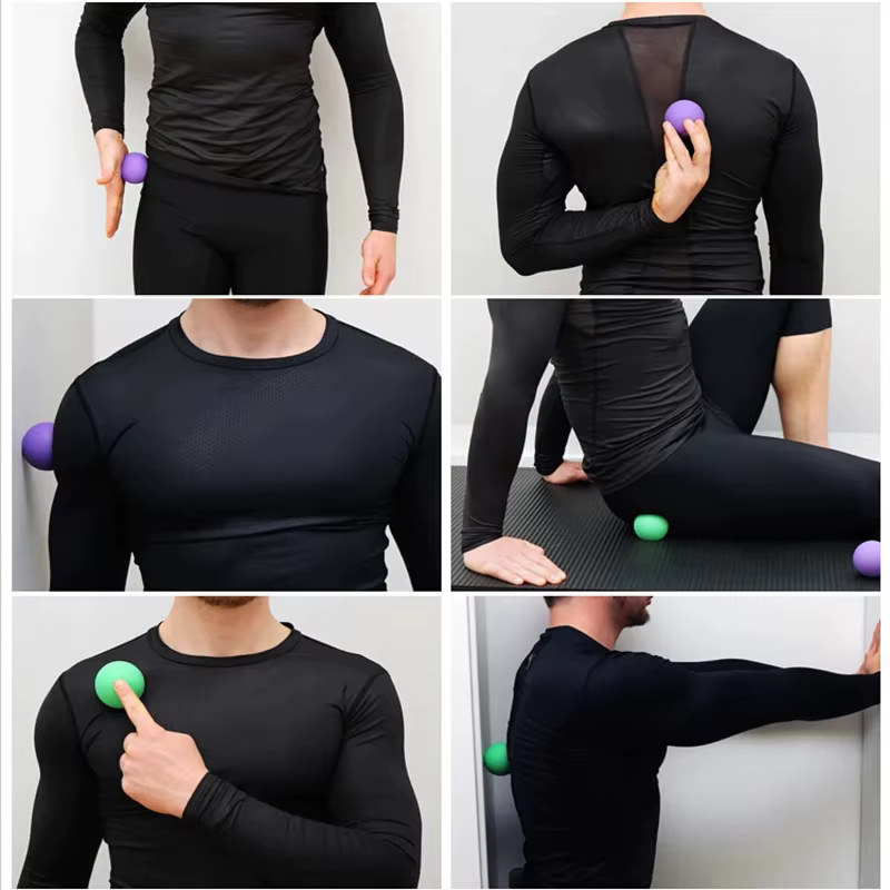 Ballon de massage en caoutchouc pour fascia
