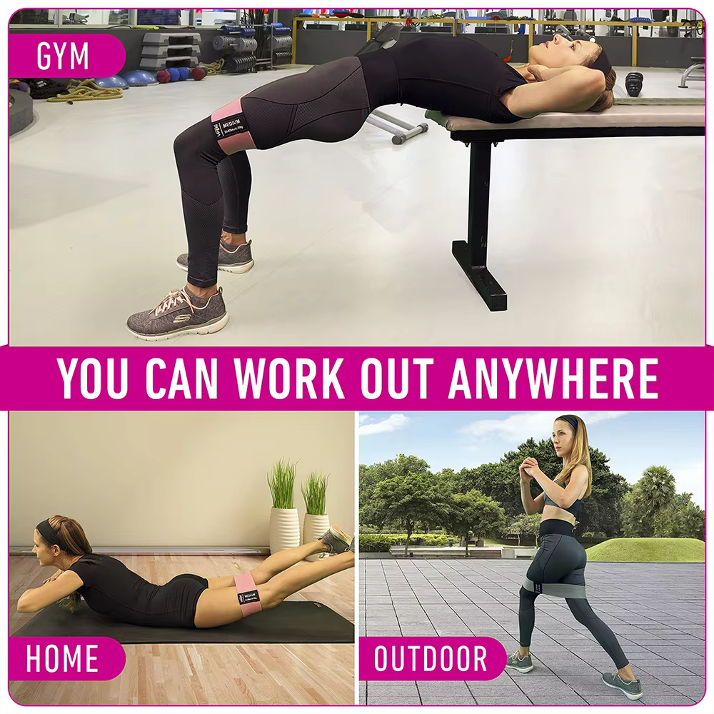 Bandes de résistance élastiques pour Pilates et Yoga