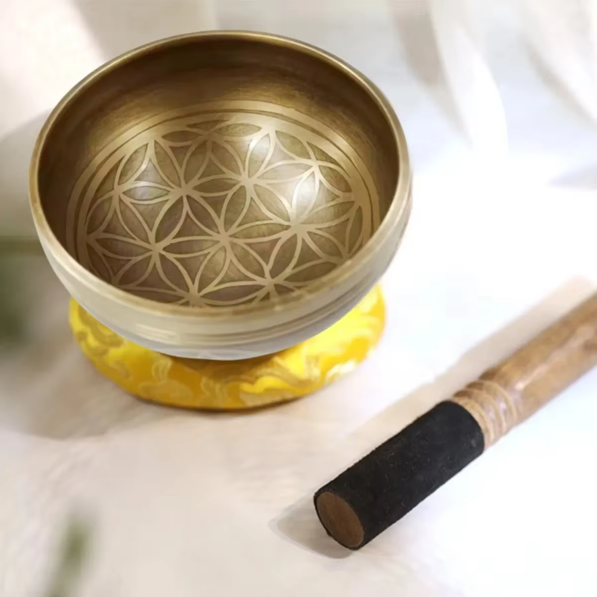 Miwayer ensemble de bols chantants tibétains bol sonore bol de méditation cadeau Unique utile
