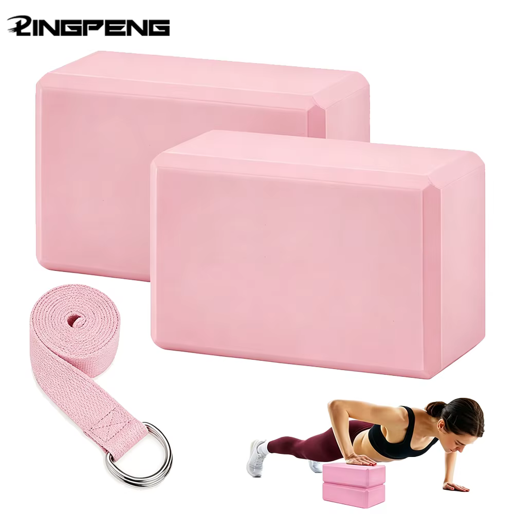 Blocs de yoga avec sangle d'étirement