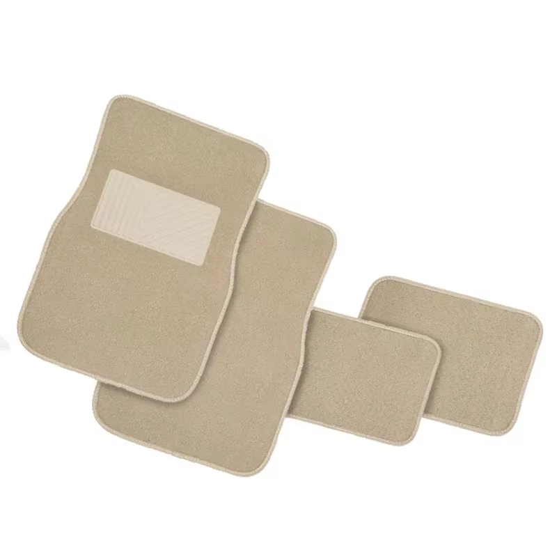 Tapis de sol de voiture tapis universel 4 pièces ensemble complet tapis de sol de voiture pour coussinets de pied Auto couverture de tapis Automobile style de voiture universel