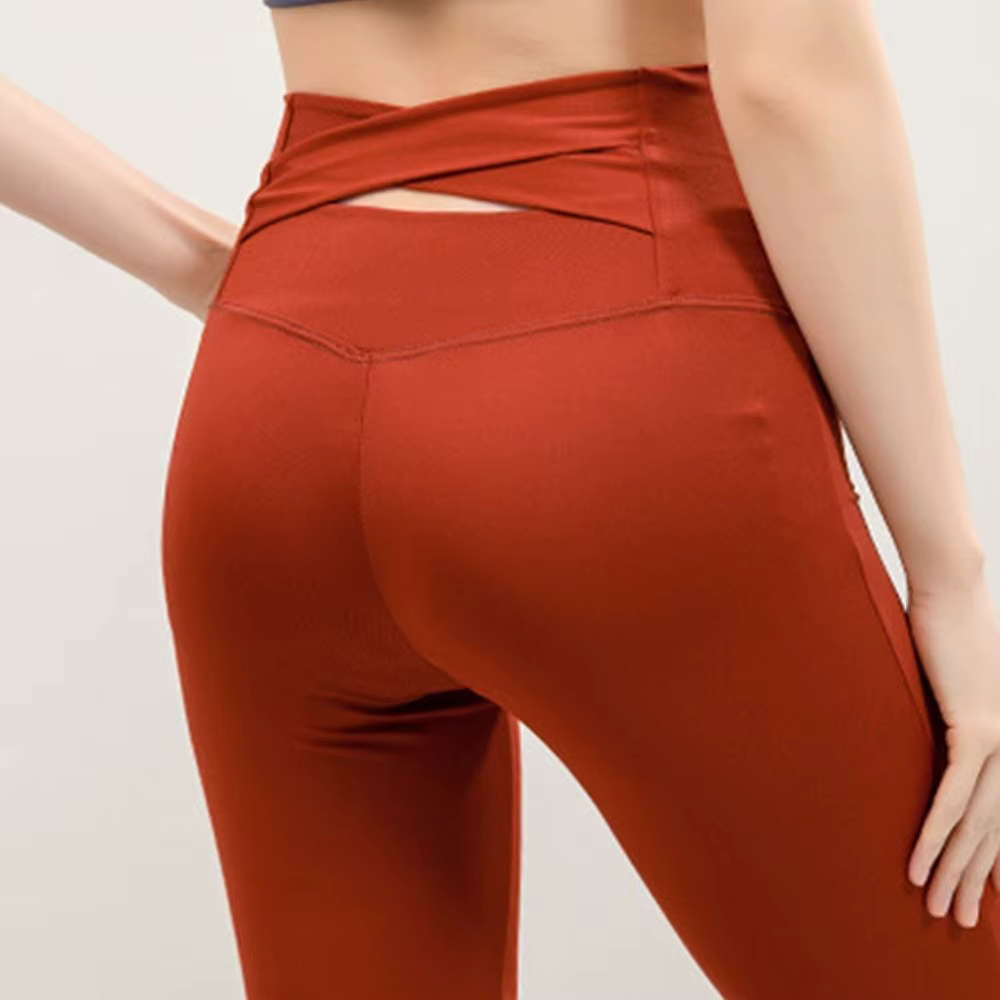 Pantalons de yoga en velours pour Pilates