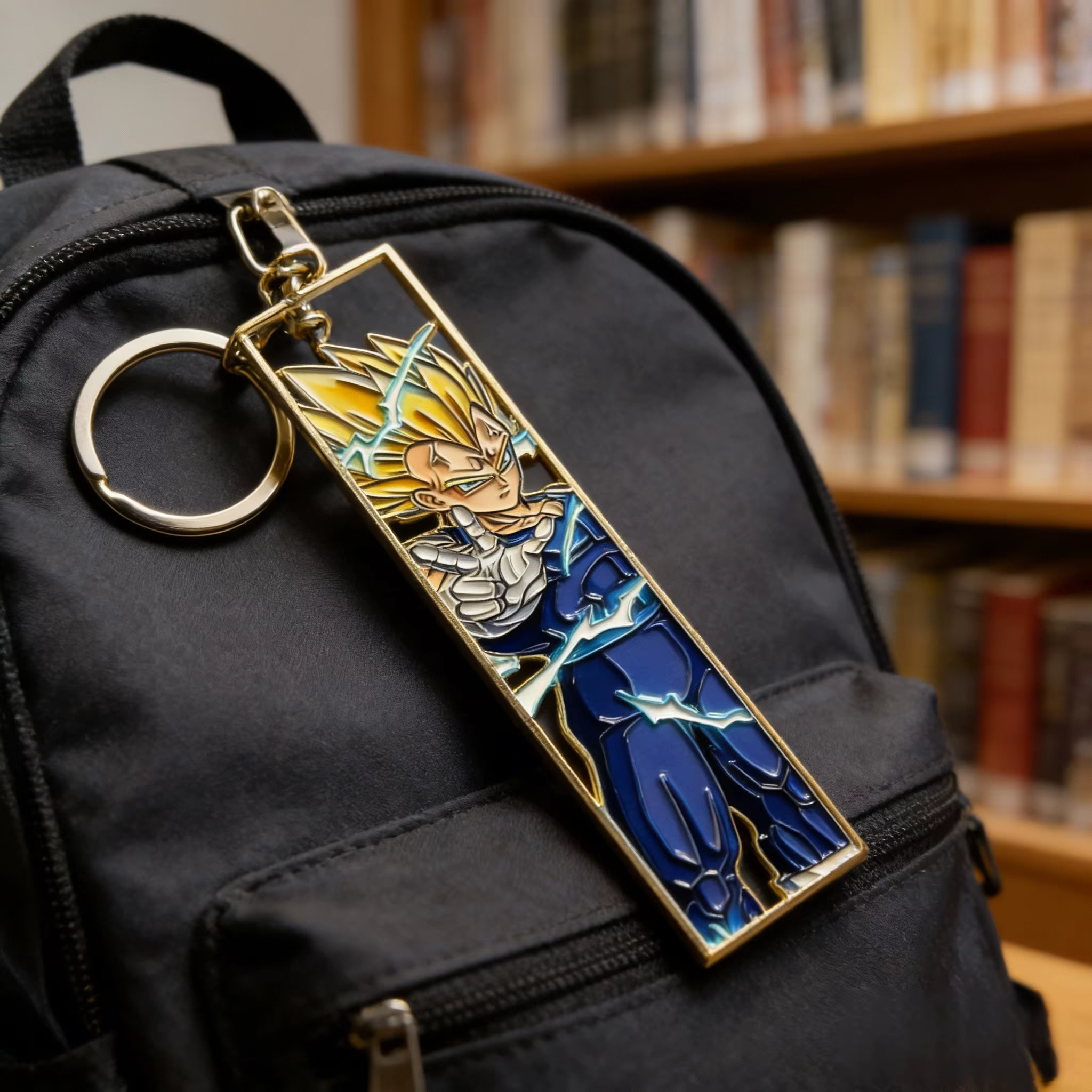 Anime métal évider porte-clés signet mignon Jet Manga mode sac porte-clés bijoux accessoire porte-clés cadeau Anime