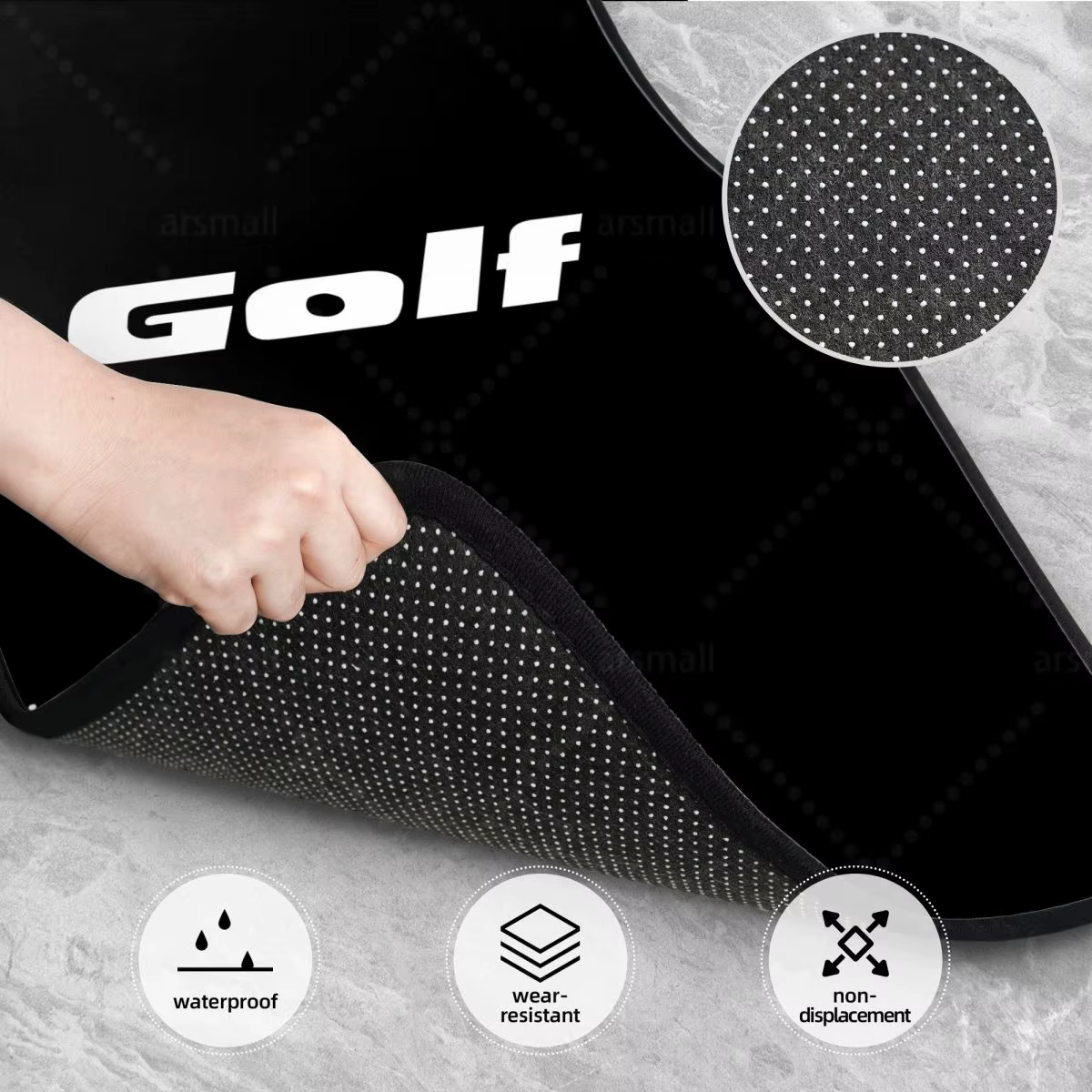 Tapis de sol de voiture antidérapants, ensemble de 4 pièces, accessoires automobiles, décoration
