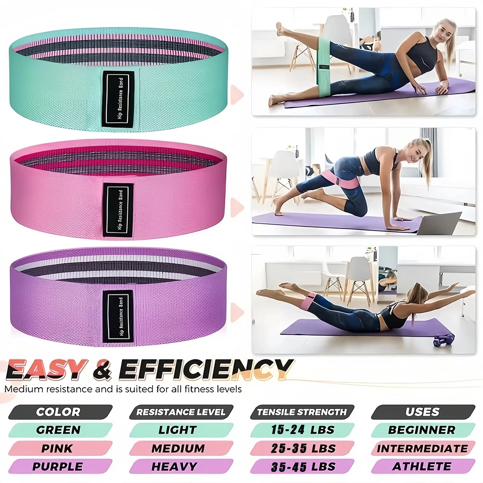 Ensemble de balles et d'anneaux de Pilates