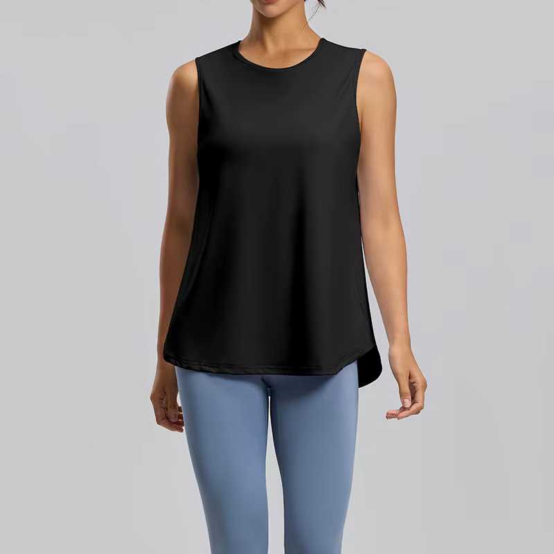 T-shirt de sport sans manches pour femme