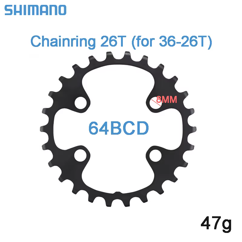 Shimano FC-M5100/MTouvriers Vélo Pédalier Plateau 11S 64/96BCD 26T-36T Double Plateau JOWheel VTT Pignon