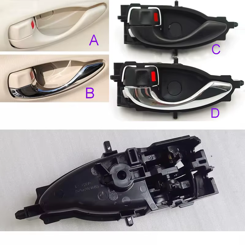 Accessoires pour poignée de porte de voiture pour Toyota Yaris 2012 2013 2014 2015 2016 2017 2018 2019 Poignée de porte intérieure