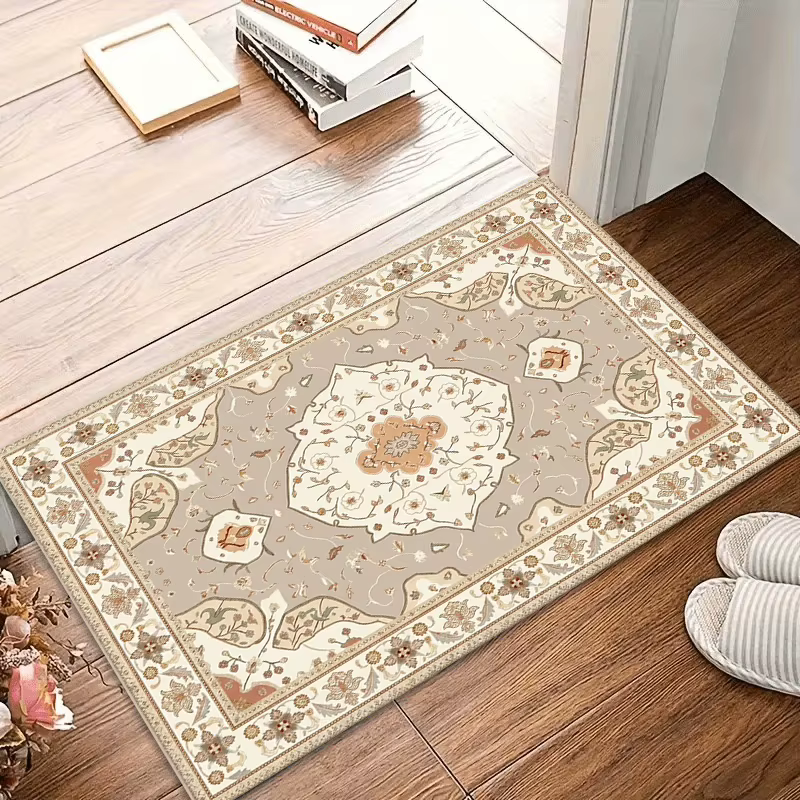 Tapis de sol en toile de jute motif chiot Teckel mignon, pour salon, chambre, entrée, tapis de bienvenue, décoration animale de compagnie