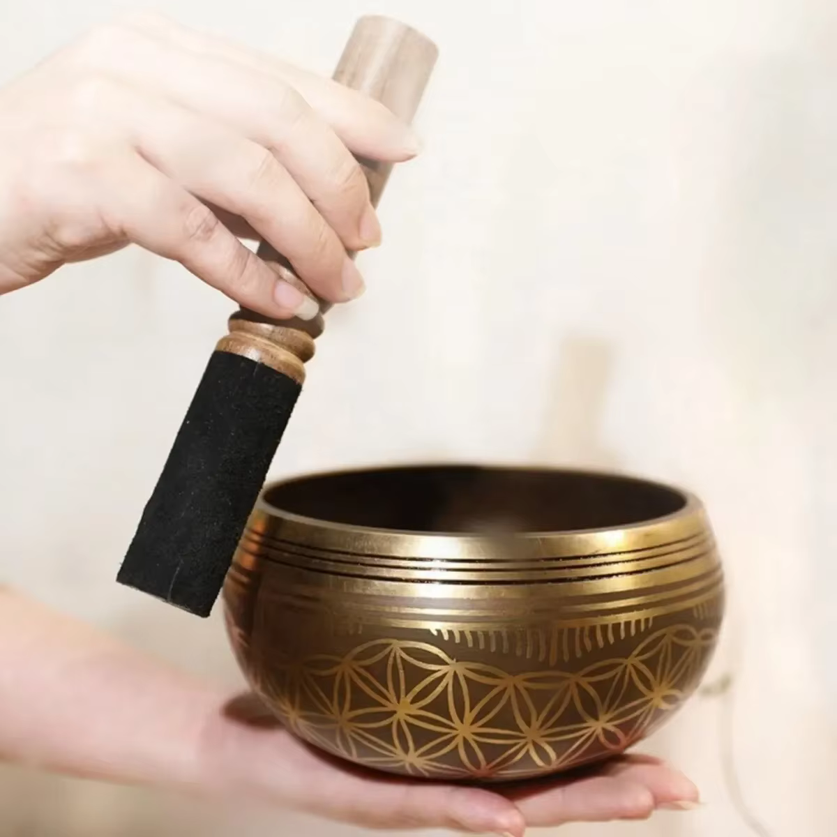 Miwayer ensemble de bols chantants tibétains bol sonore bol de méditation cadeau Unique utile