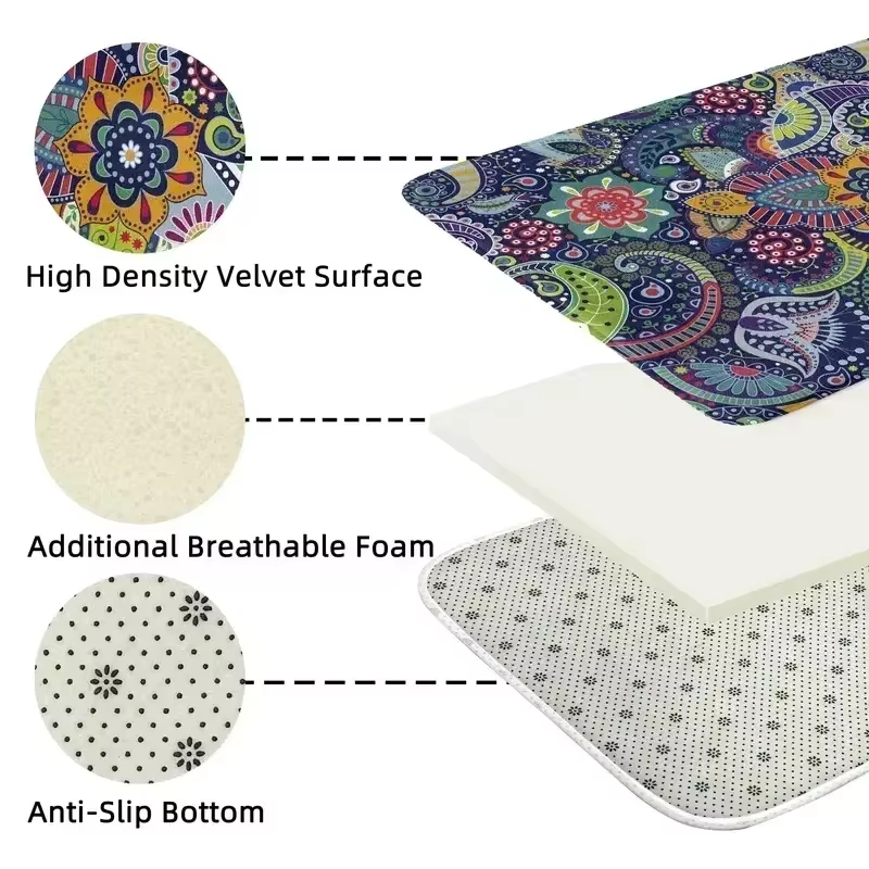Tapis de dessin animé bonne nuit petit ours, facile à nettoyer, antidérapant, pour salon, chambre à coucher, canapé, chaise, cadeau, décoration de la maison