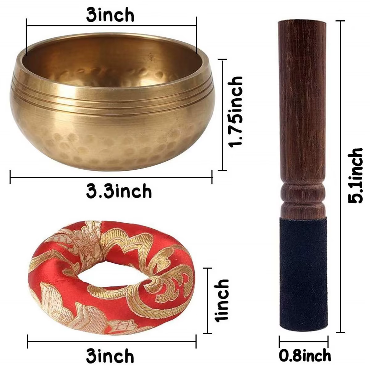 Tibétain Singing Bowl Set Sound